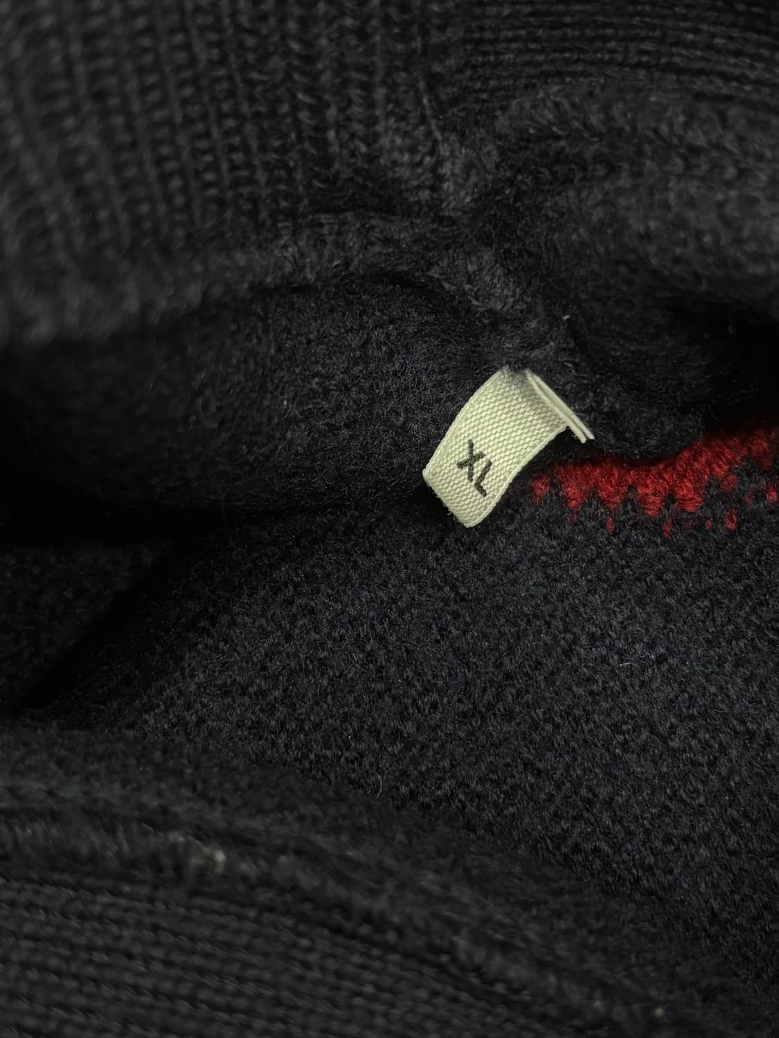 아미 빅 하트 로고 가디건 네이비 XL 상품이미지4