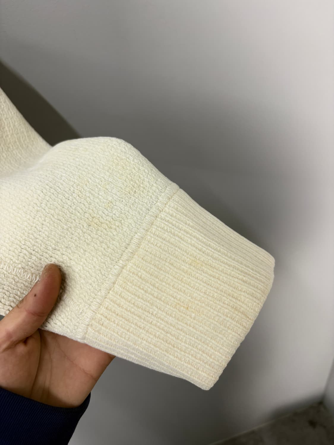 스톤아일랜드 아이보리 니트집업 후드자켓 A3814 상품이미지9