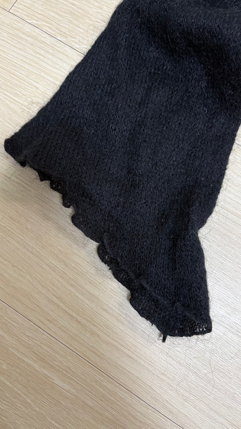 러플 니트 가디건 상품이미지2