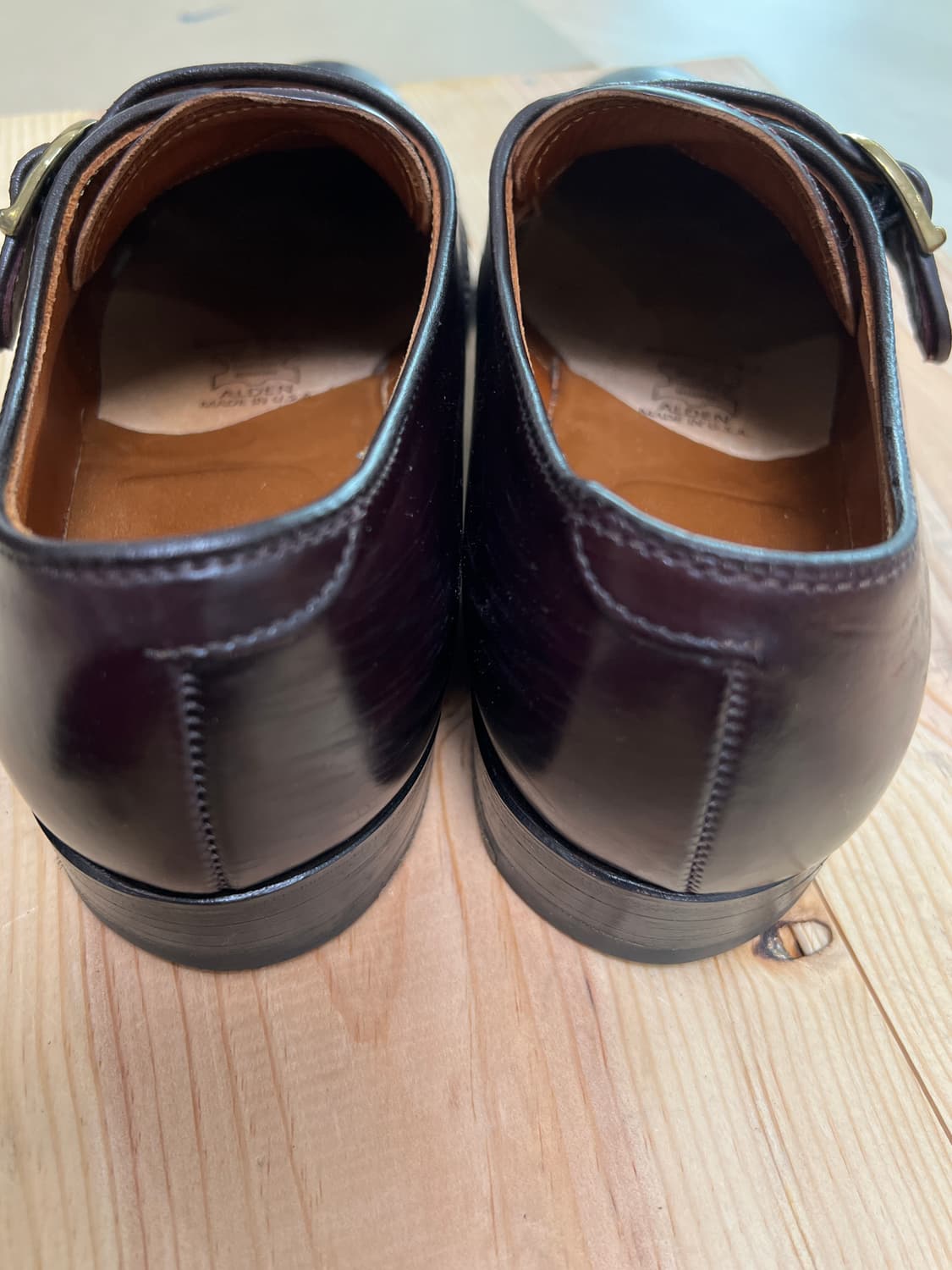 Alden 알든 코도반 954 7 C/E 싱글몽크  상품이미지7