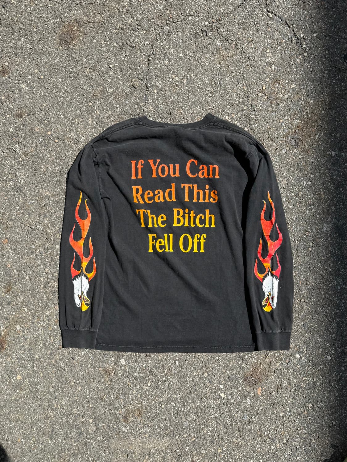 🇺🇸 90s Eagle Flame Biker Long Sleeve 상품이미지1