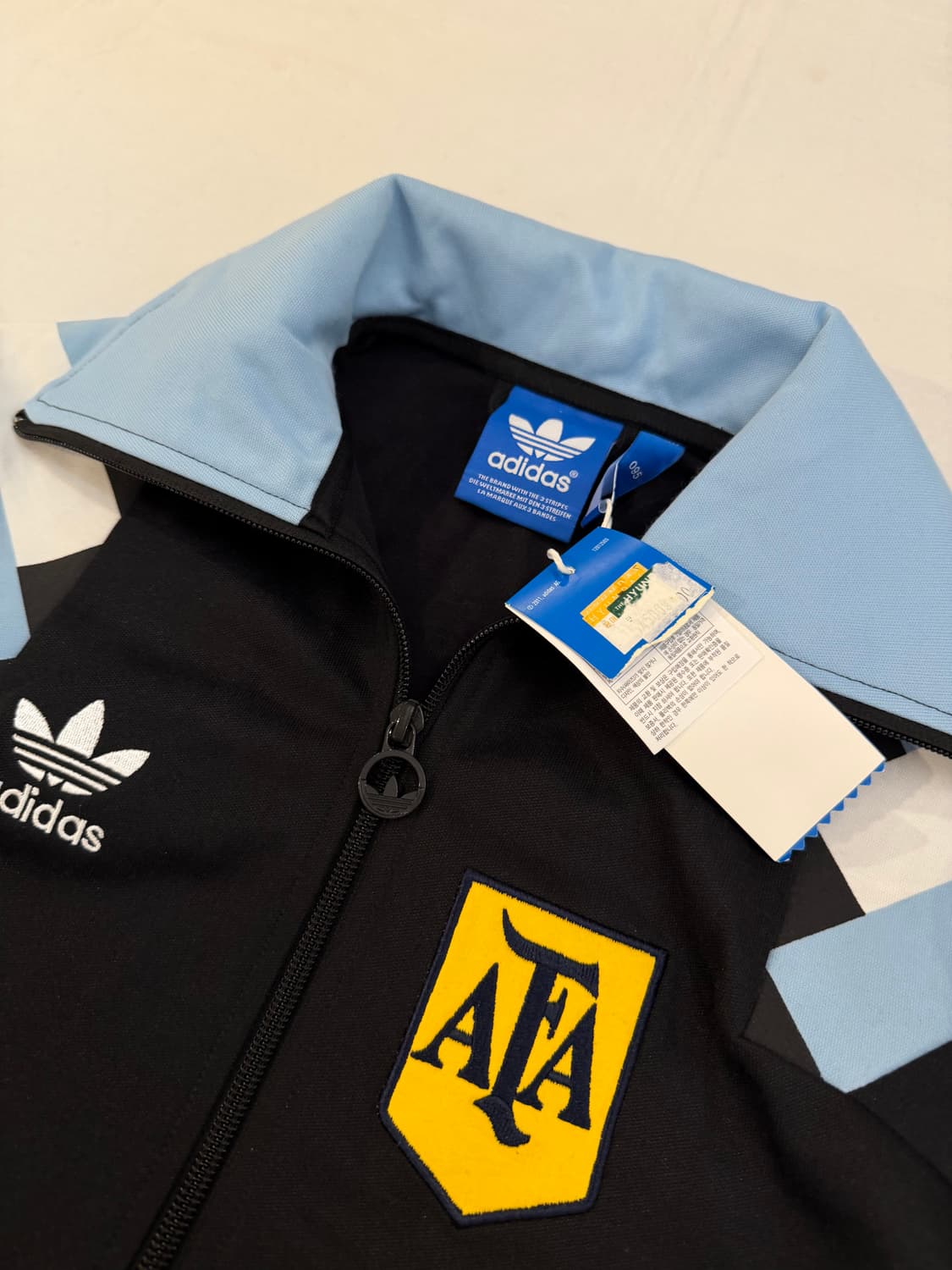 새상품) 아디다스 13-14 아르헨티나 국대 져지 블랙 블루 상품이미지2