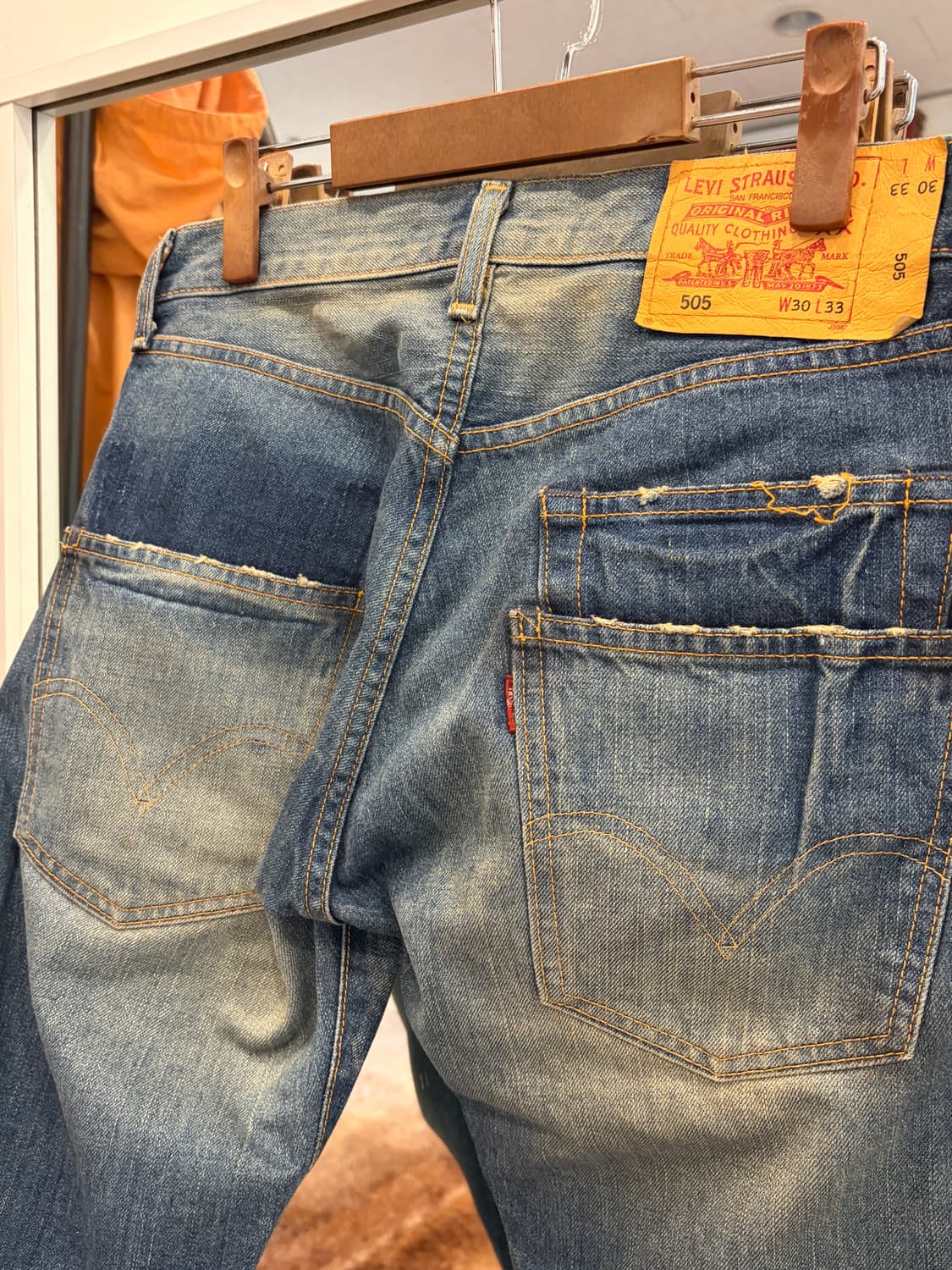 00s Levis 리바이스 505 빈티지 데님 팬츠 (Japan) 상품이미지6