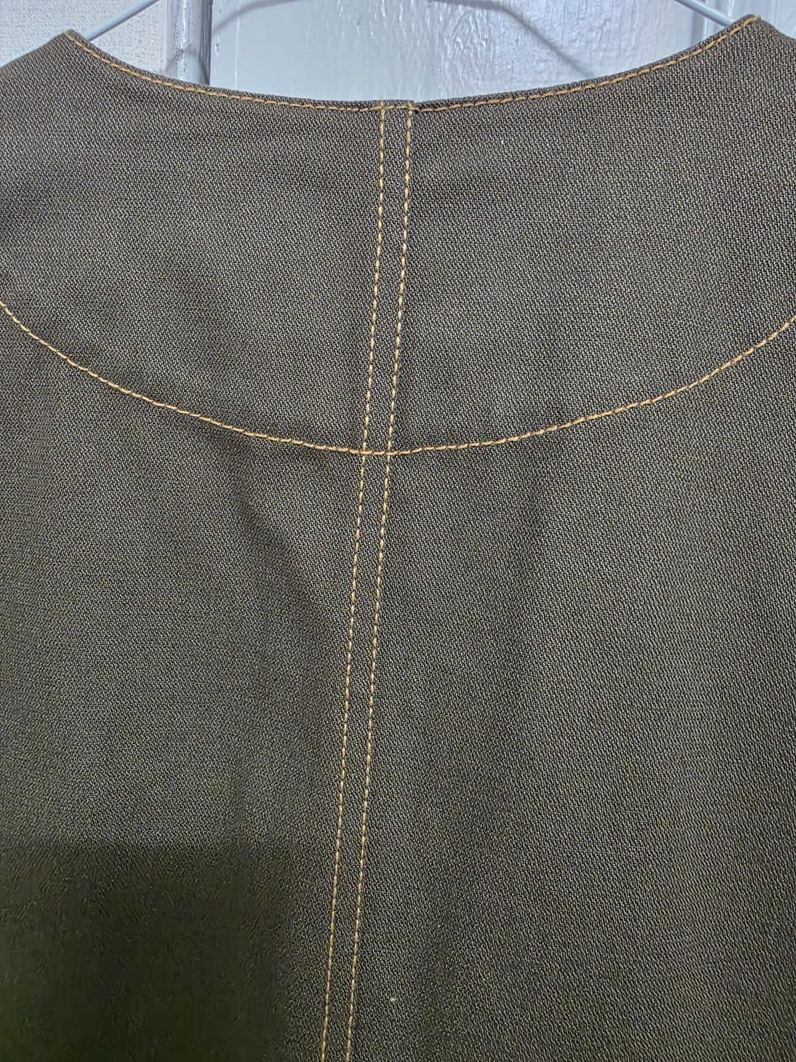 프리즘웍스 워크 베스트 카키 L 상품이미지6