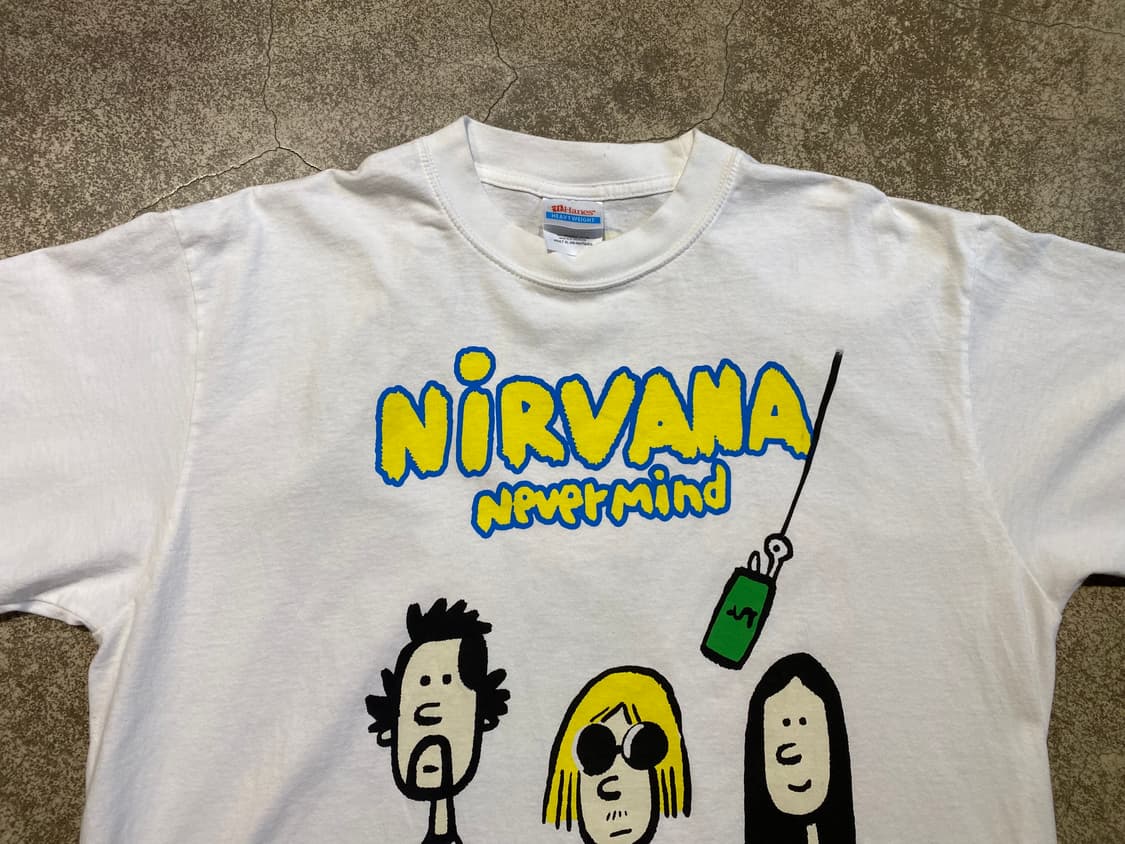 빈티지 너바나 프린팅 티셔츠 상품이미지3