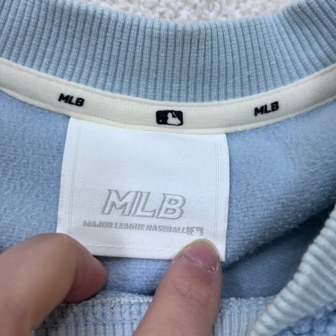 XL MLB 플리스 맨투맨 티셔츠 0320E 상품이미지3