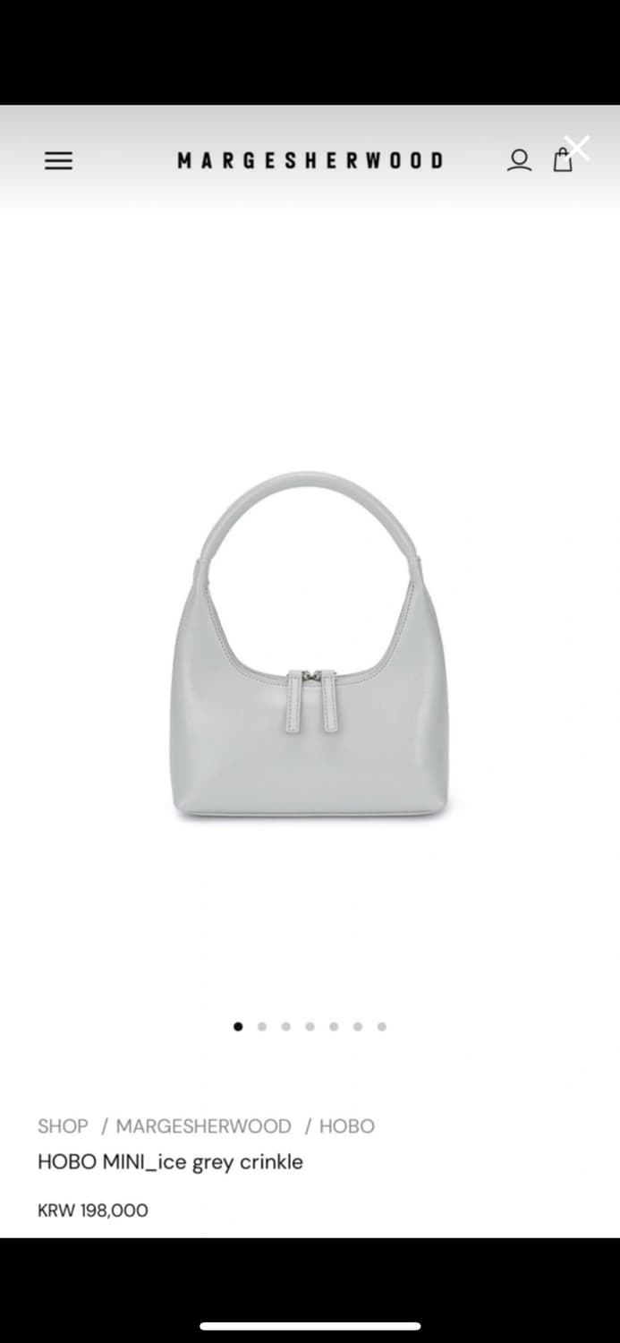 마지셔우드 호보백 미니 아이스그레이 상품이미지1