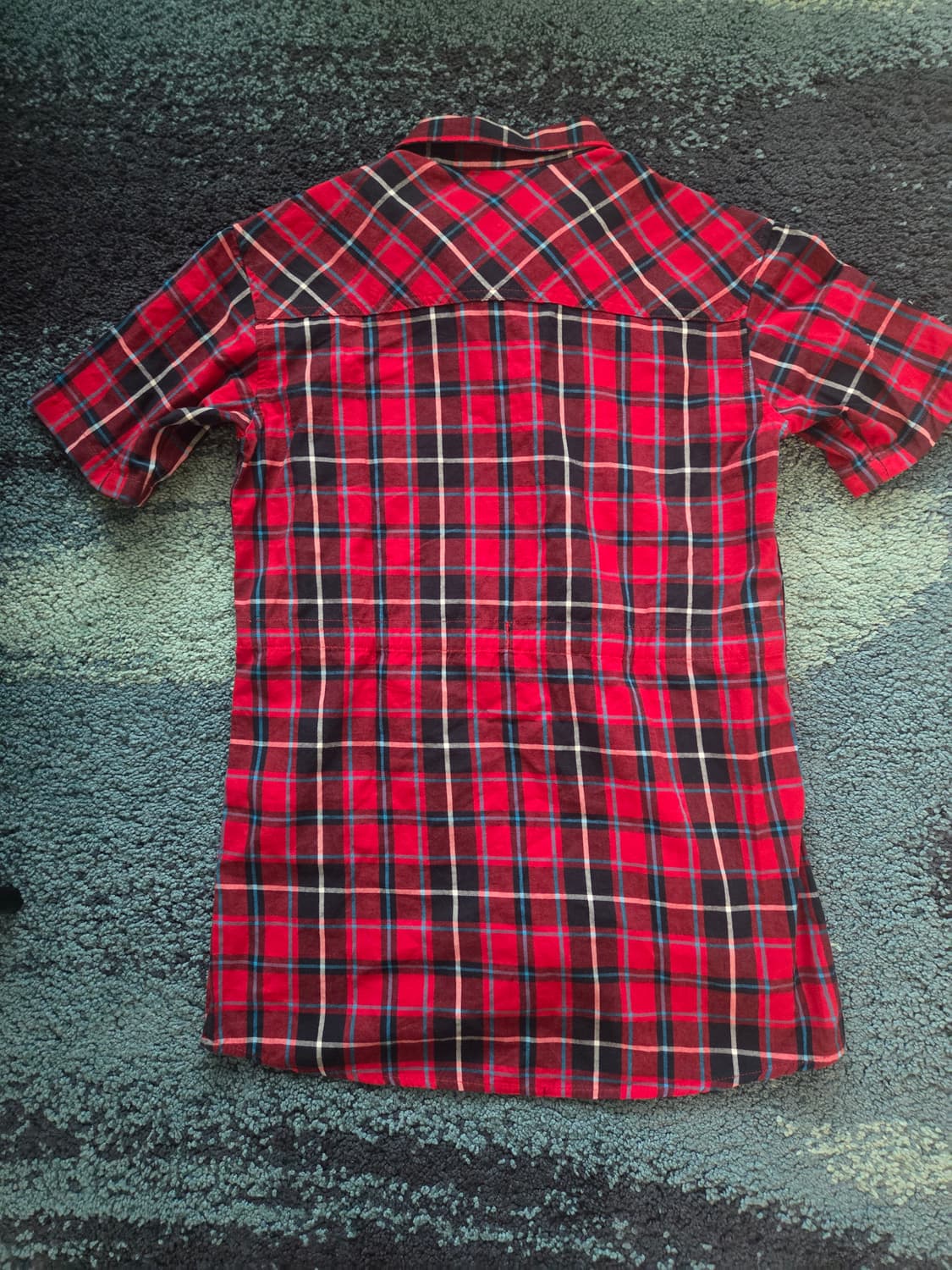 택포)HONGTENGF 레드 체크셔츠 상품이미지5