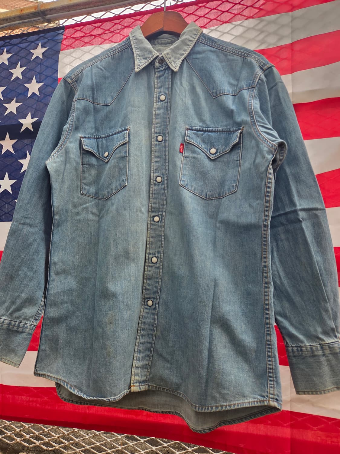 리바이스 웨스턴 데님셔츠 상품이미지3