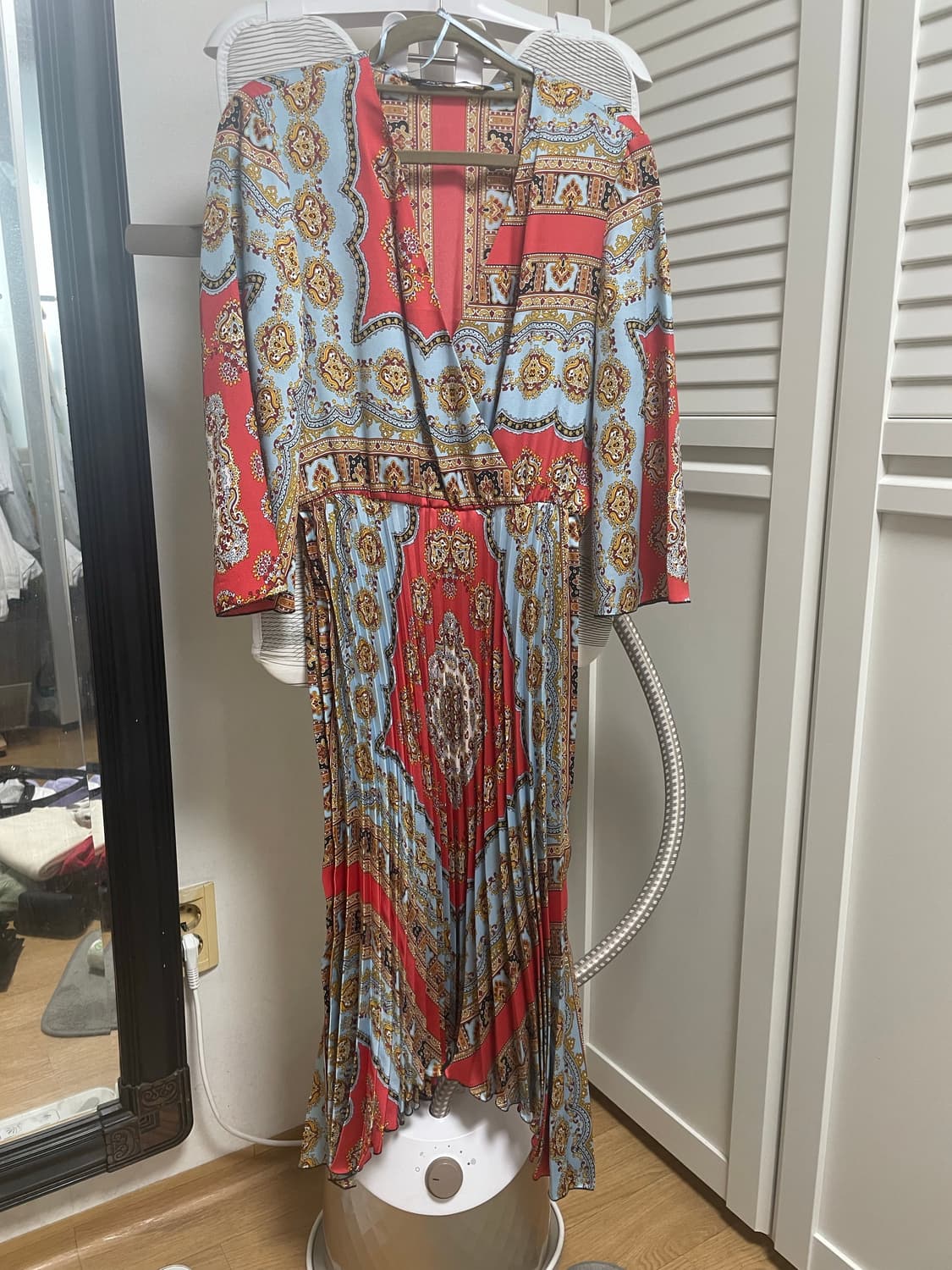 ZARA 패턴 롱 원피스 S 상품이미지5