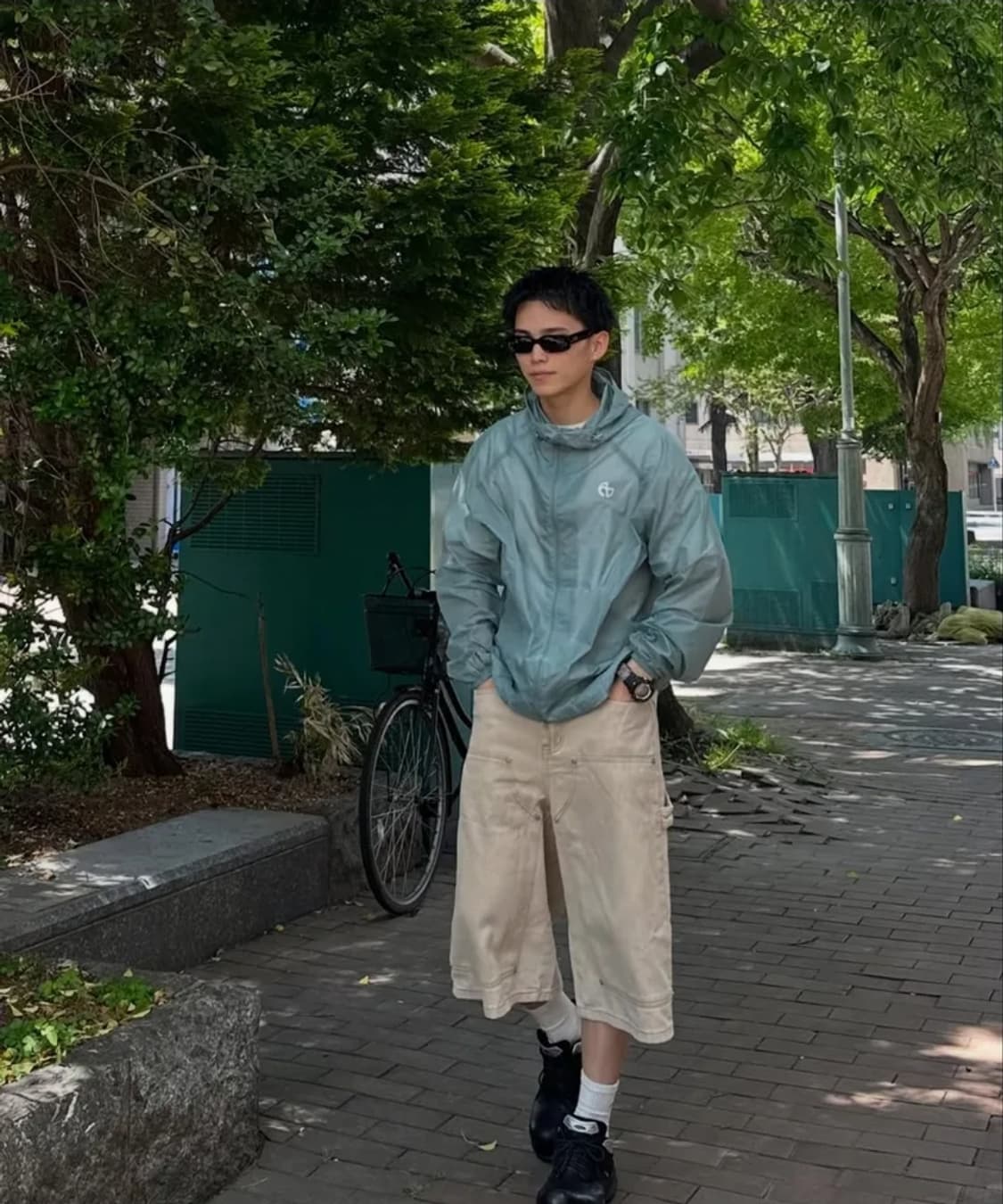 노매뉴얼 바람막이 나일론 자켓 L 상품이미지2