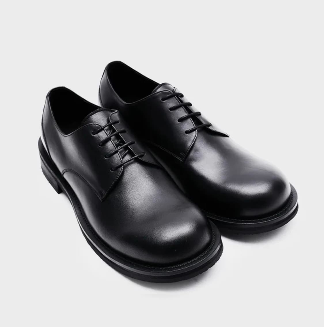 킨치 미스태이크프로젝트 enter 블랙 더비 슈즈 상품이미지1