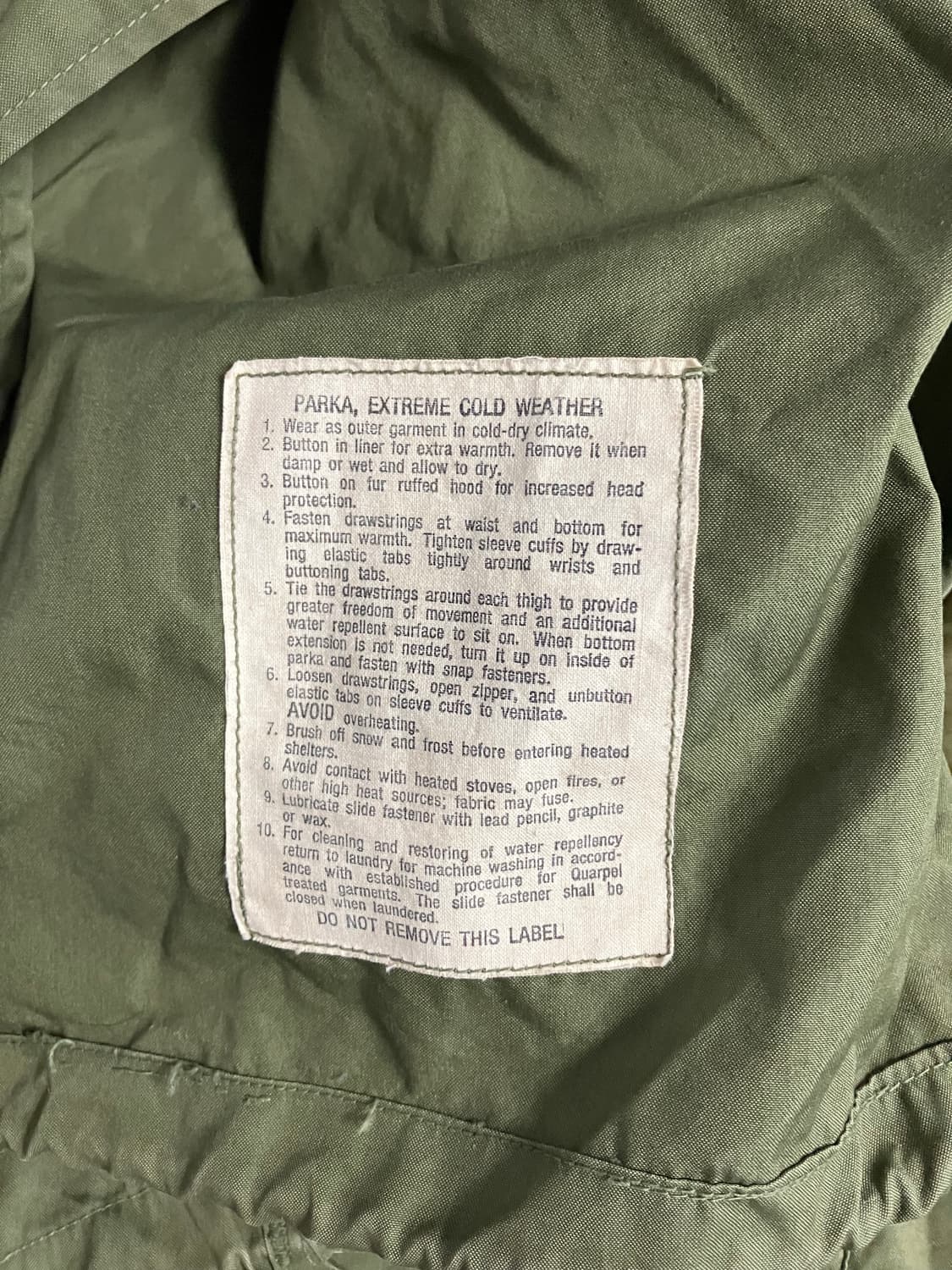 오리지널 M65 피쉬테일 파카 M-R 상품이미지5