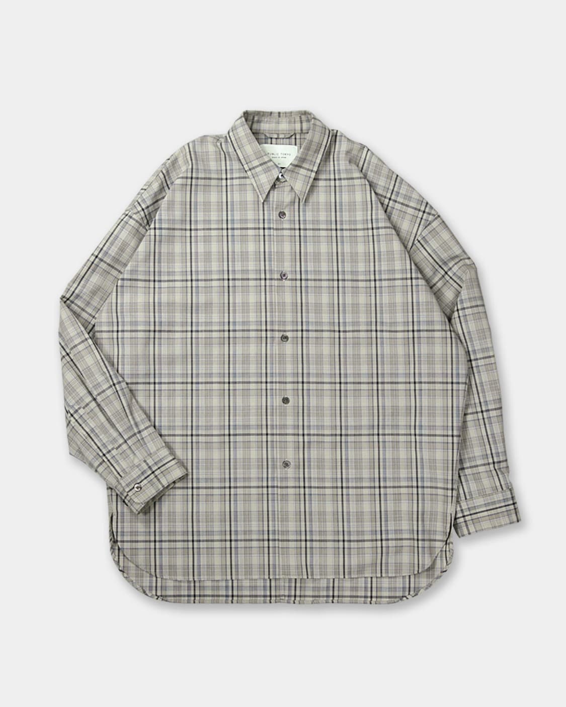PUBLIC TOKYO Check Pattern Shirt 상품이미지1