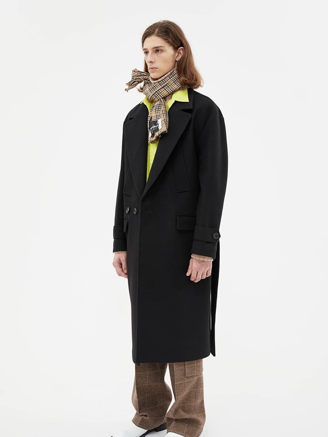 [] 앤더슨벨 마티아 밀리터리 로브 코트 상품이미지3