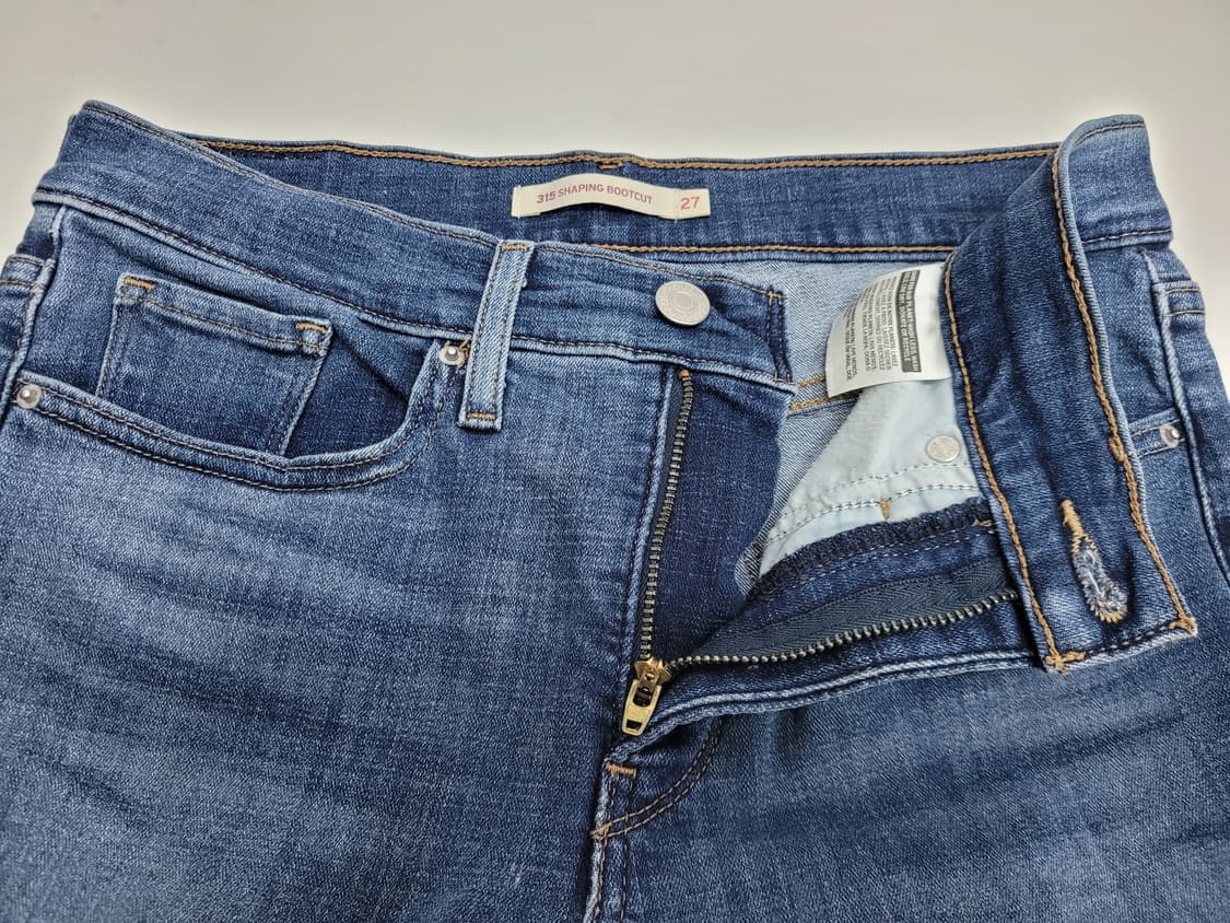 LEVI'S 20SS 리바이스 315 쉐이핑 부즈컷 데님 청바지/여 27 상품이미지6
