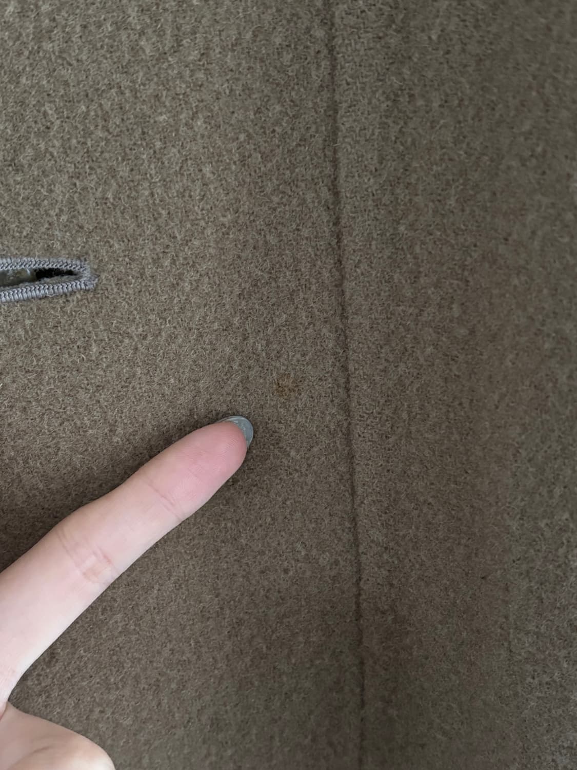 꼼데가르송 트리콧 96‘s 베이지 울 코트   상품이미지7