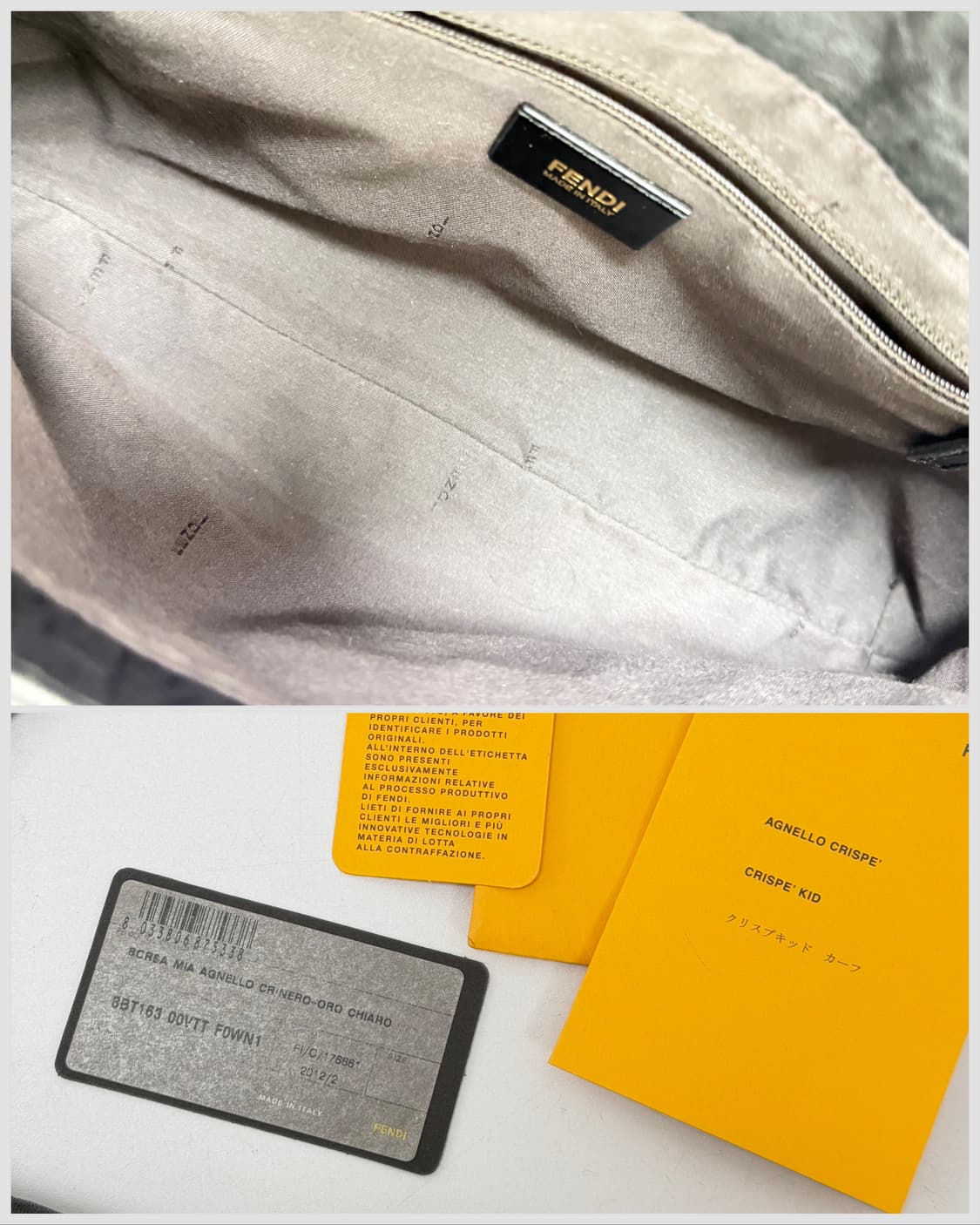 펜디 블랙 레더 미아 숄더 & 크로스백 상품이미지9