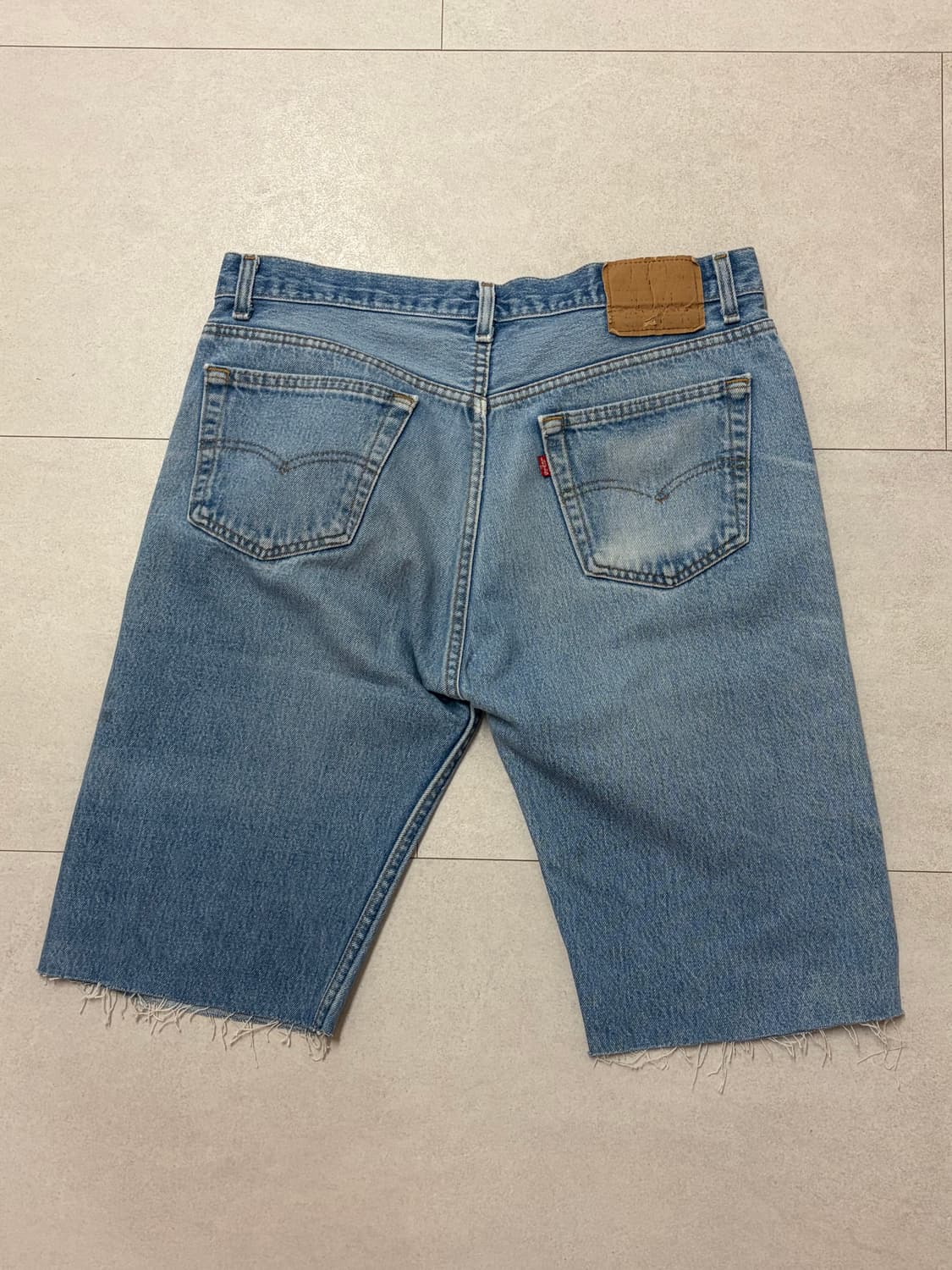 90s 리바이스 501 컷오프 데님 Made in USA 상품이미지2