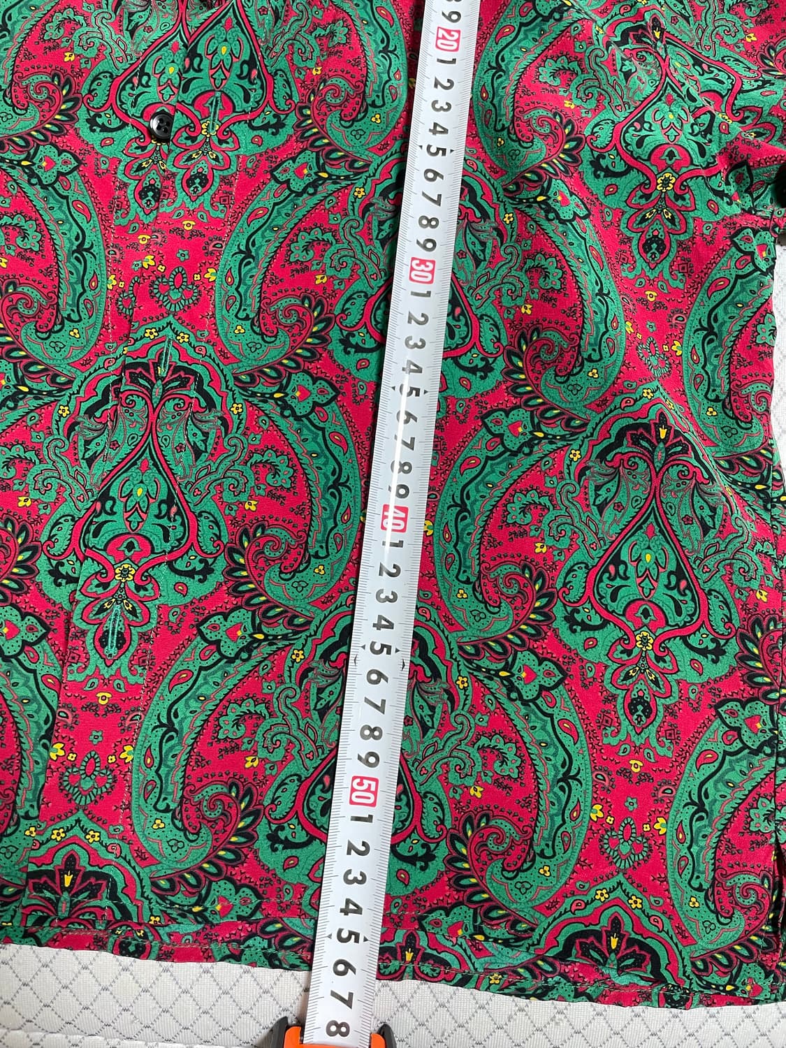 생로랑 페이즐리 실크 100% 셔츠 상품이미지4