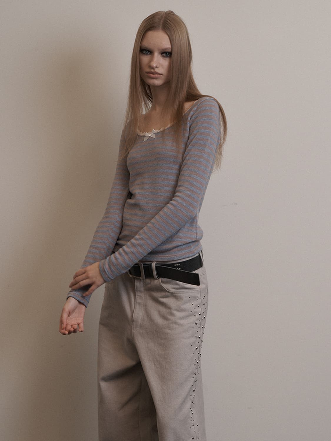 셋업이엑스이 긴팔 레이스티 상품이미지3