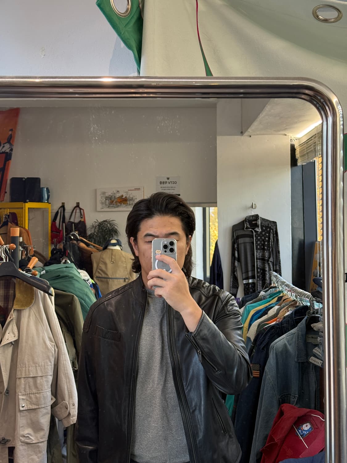 L'UOMO 양가죽 가죽 자켓 110 상품이미지9