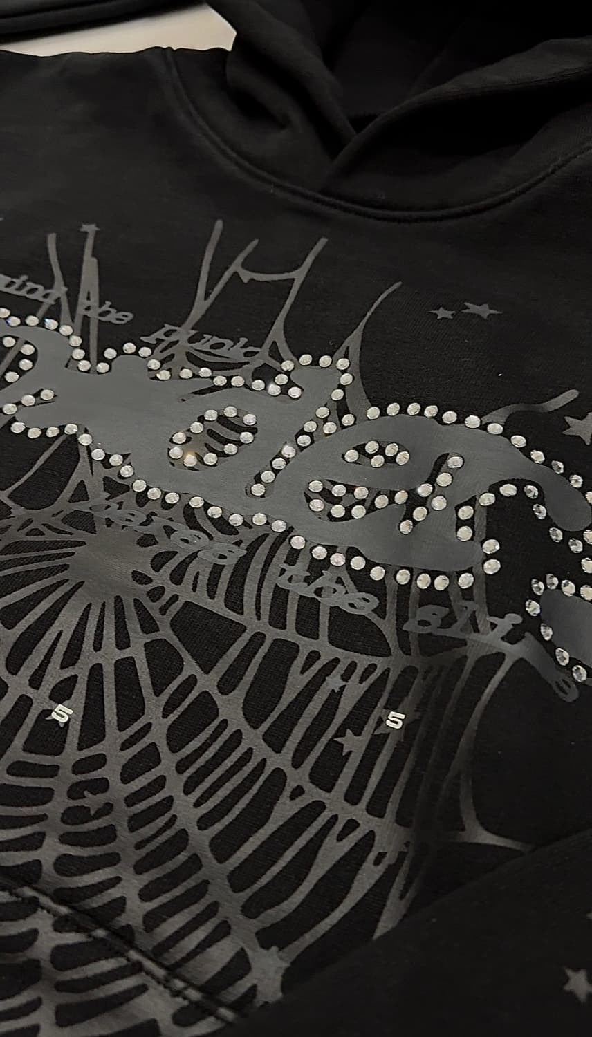 sp5der 라인스톤 펑크 V2 후드티 상품이미지2
