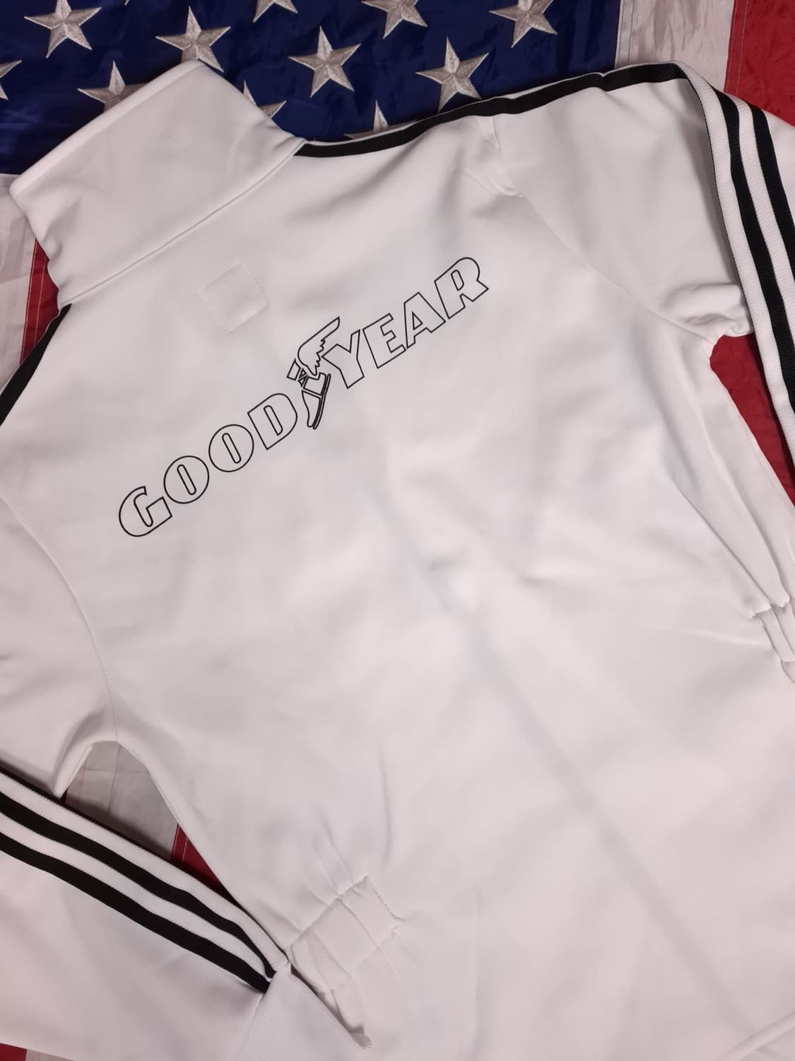 새제품 오리지날 아디다스 산레모 굿이어 화이트 져지 상품이미지8