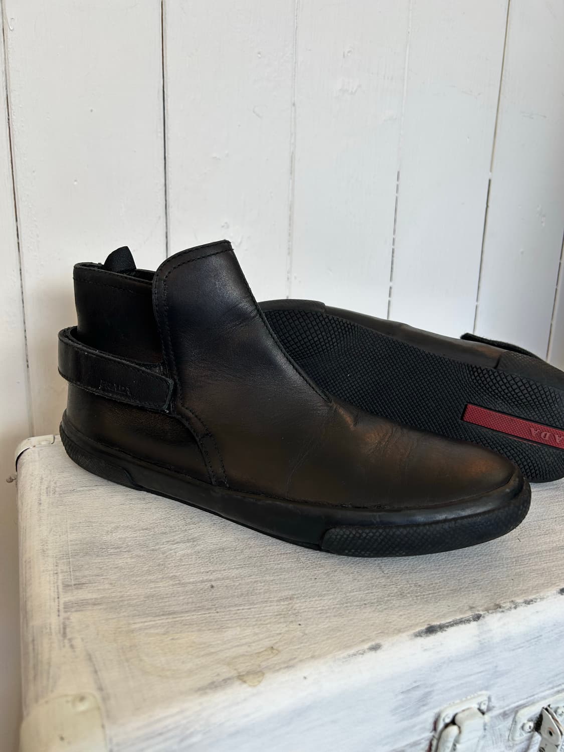 PRADA 00‘s아카이브 스트랩부츠 상품이미지1