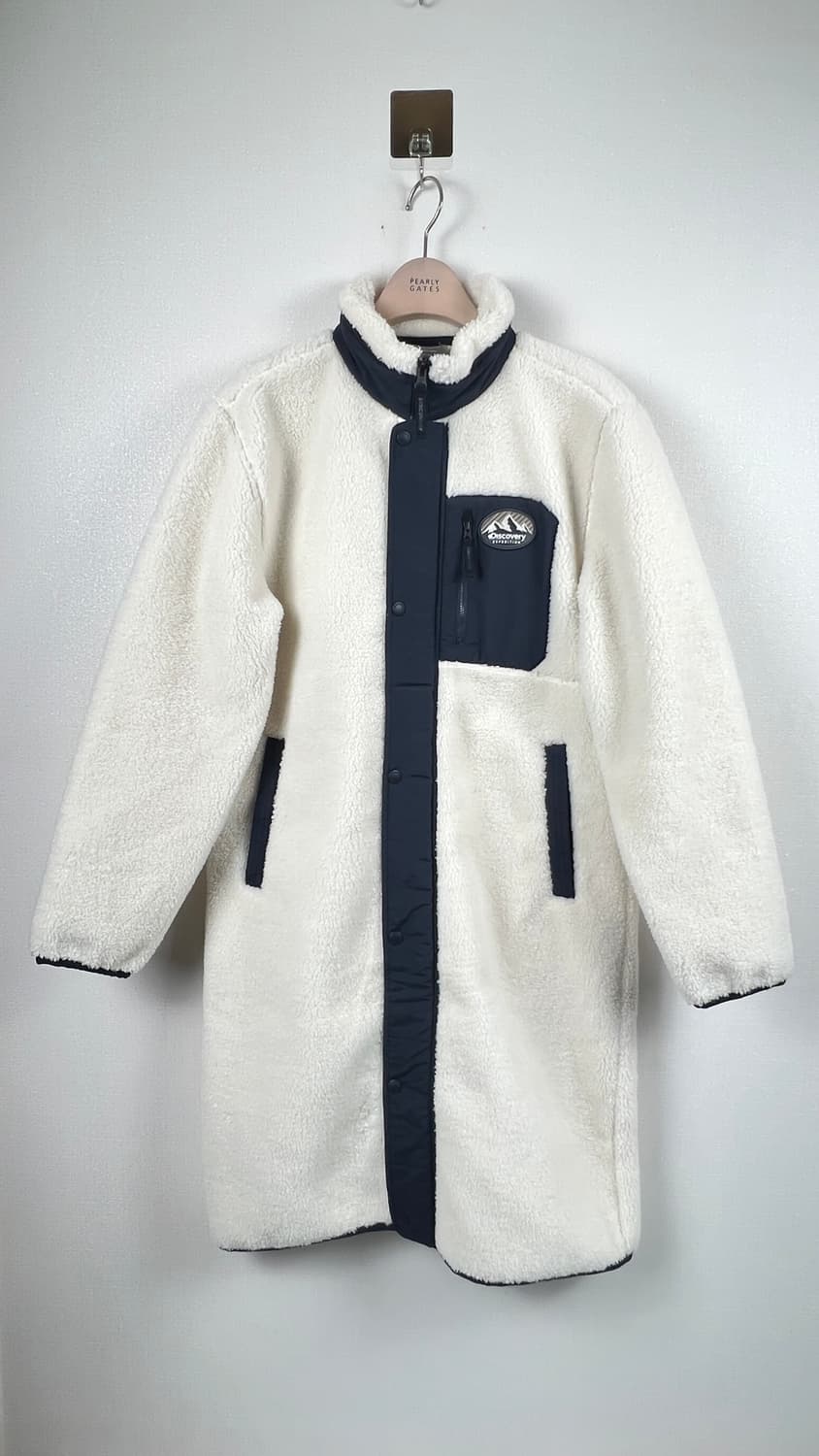 디스커버리 테크 플리스 하이넥 롱자켓 90 상품이미지1