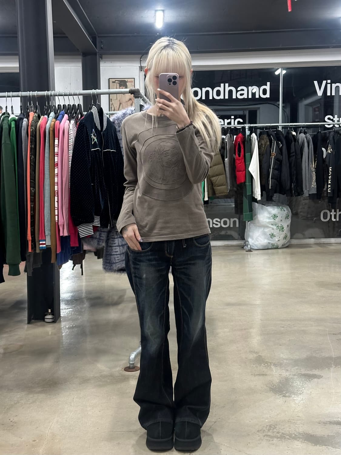  히스테릭 글래머 데미지 긴팔 슬리브 상품이미지2