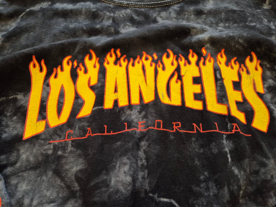 00s 로스엔젤레스 타이다이 플레임 롱 슬리브 상품이미지3