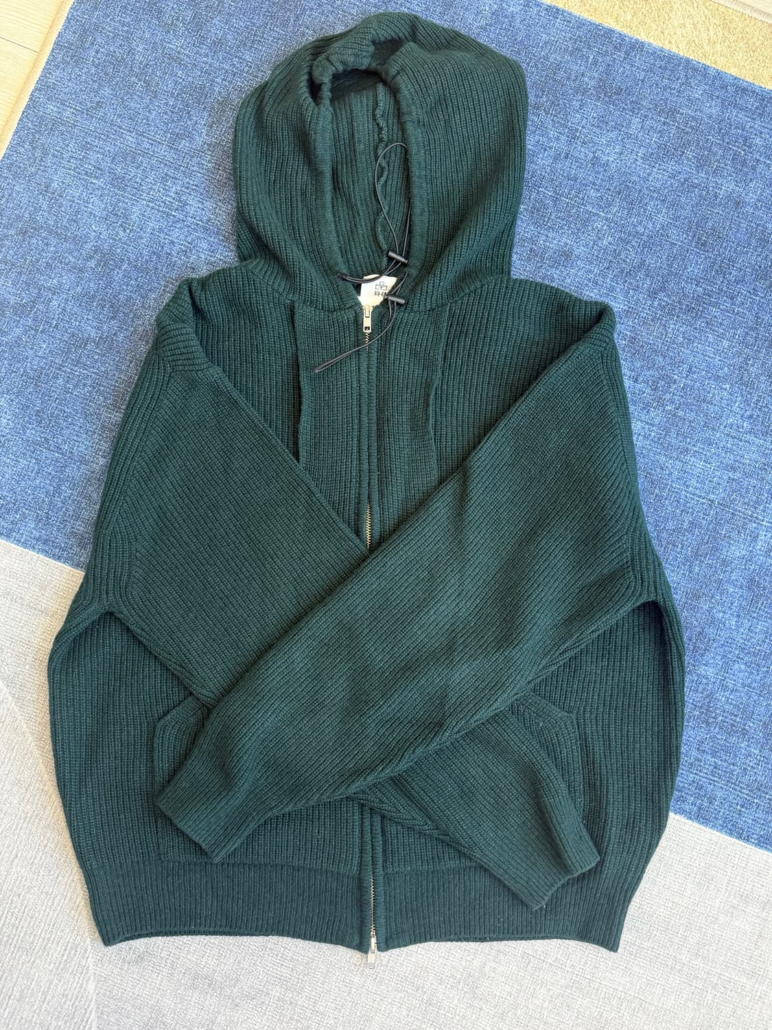 폴리테루 x 월스와일 무브먼트 플리시 니트 후드 집업 상품이미지3