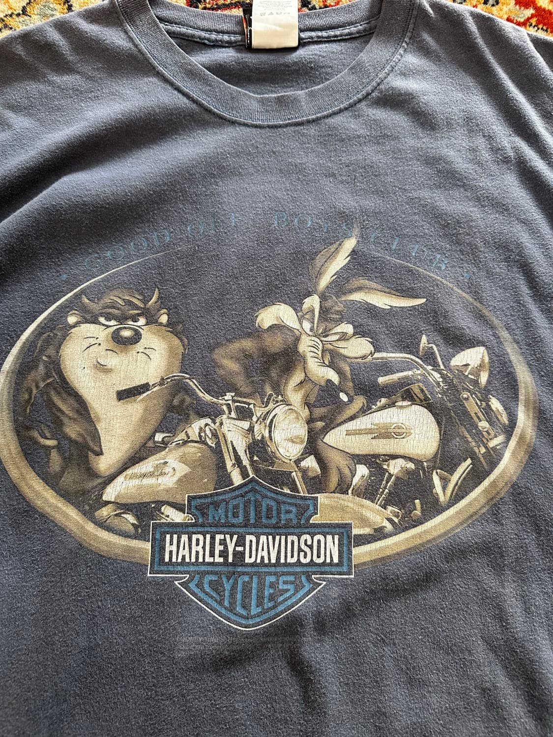 할리데이비슨 x 루니툰즈 태즈&코요테 티셔츠 - 2XL 상품이미지1