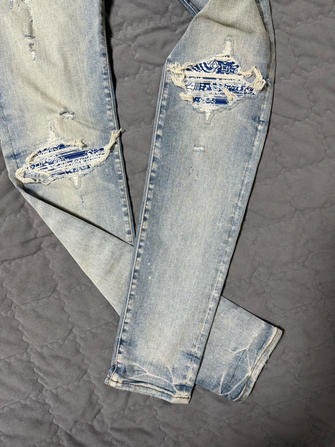 아미리 MX1 Skinny Blue Bandana 진 상품이미지3