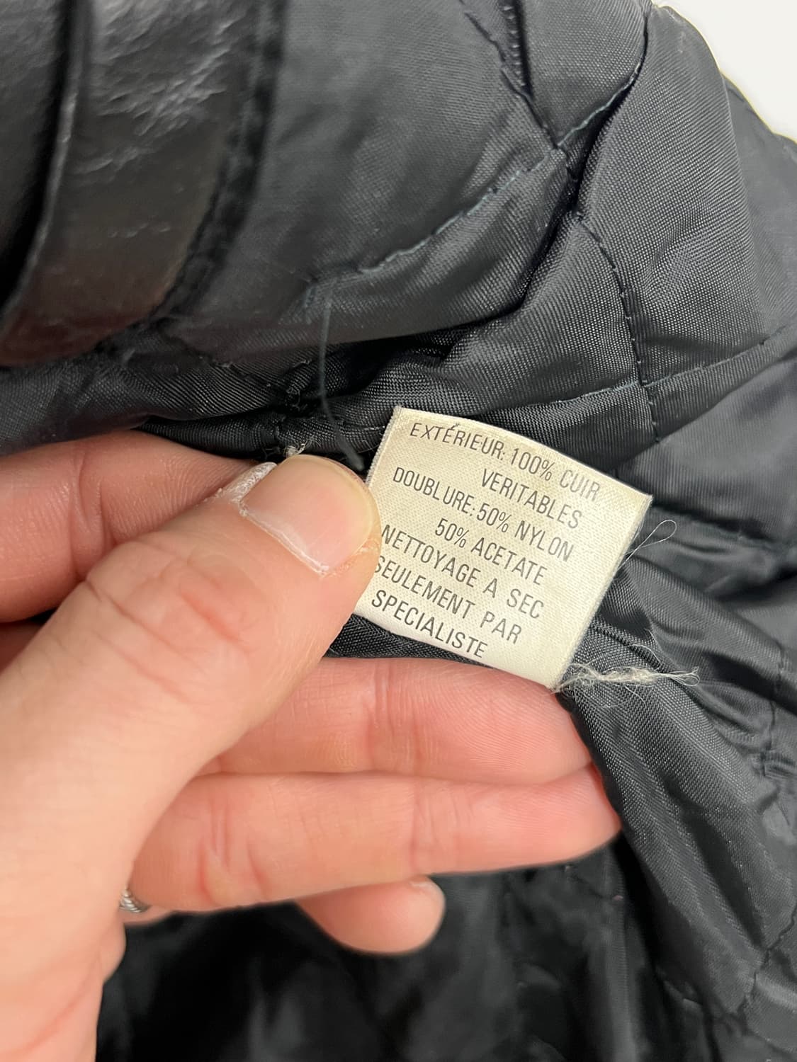 90s' AIperna Vintage 빈티지 램스킨 양가죽 레더 자켓 상품이미지8