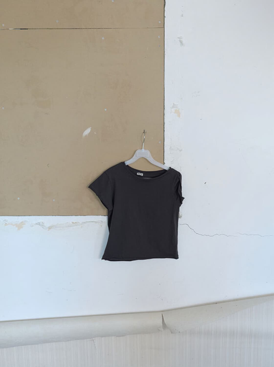 리포스 Unbal Roll-up T-Shirts (Charcoal) 상품이미지6