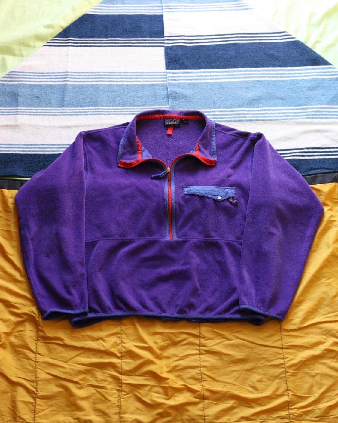 파타고니아 90s 풀 오버 타입 3/4 신칠라 집업 상품이미지1