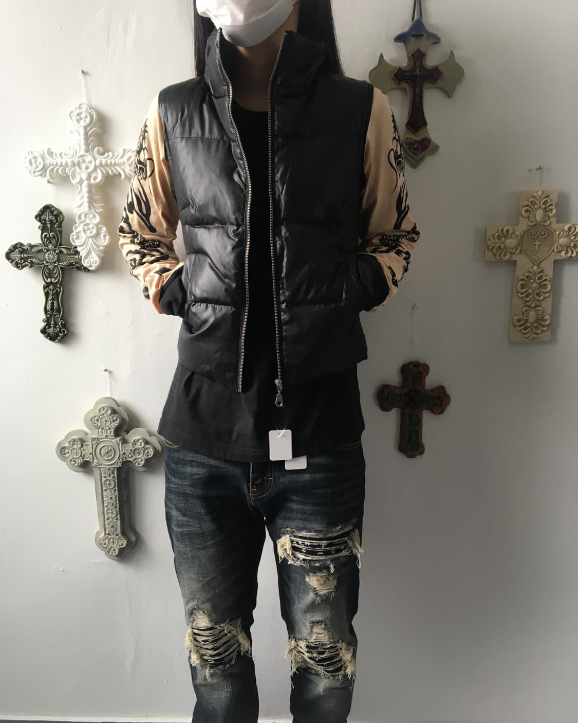 High neck vest 상품이미지6