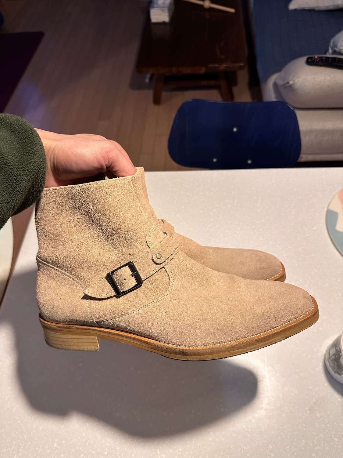 손신발 스웨이드 첼시부츠 280 상품이미지3