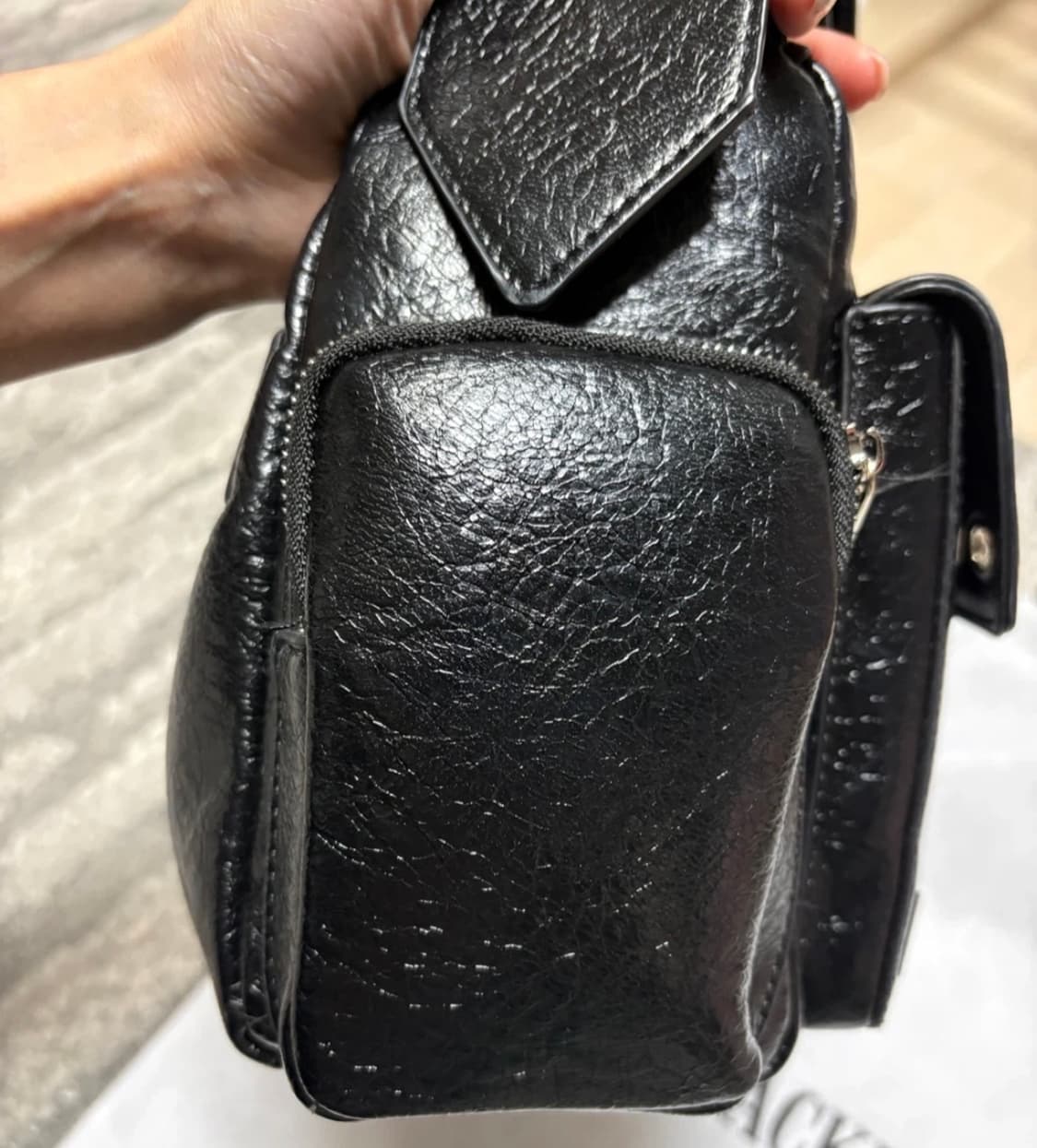 [BLACKPURPLE] Fortress Bag_Black 블랙퍼플 가방 상품이미지8