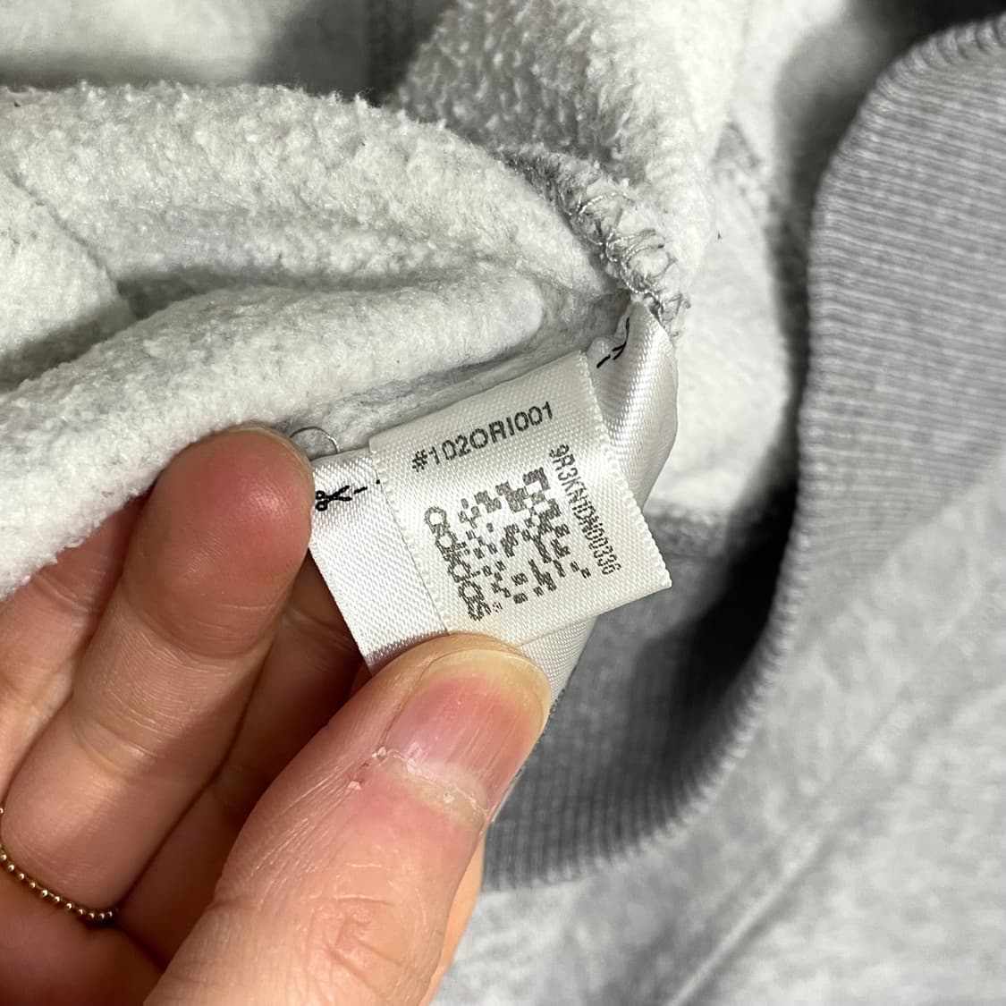 아디다스 오리지날 그레이 기모 후드집업 남성S 상품이미지5