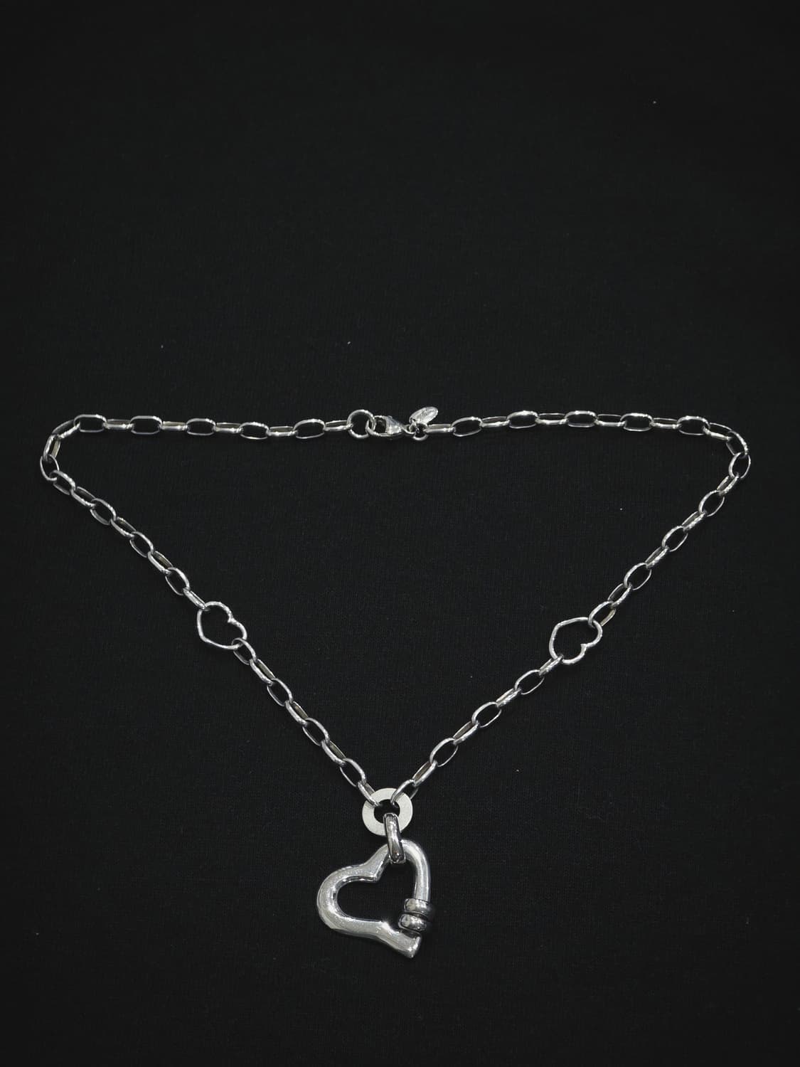 폴리폴리 실버925 오픈하트 체인목걸이 상품이미지3