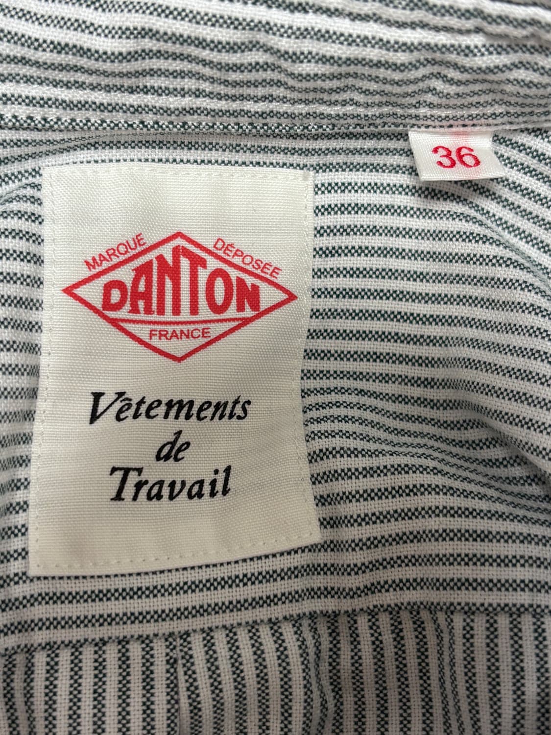 단톤 스트라이프 셔츠 S (36) 상품이미지3