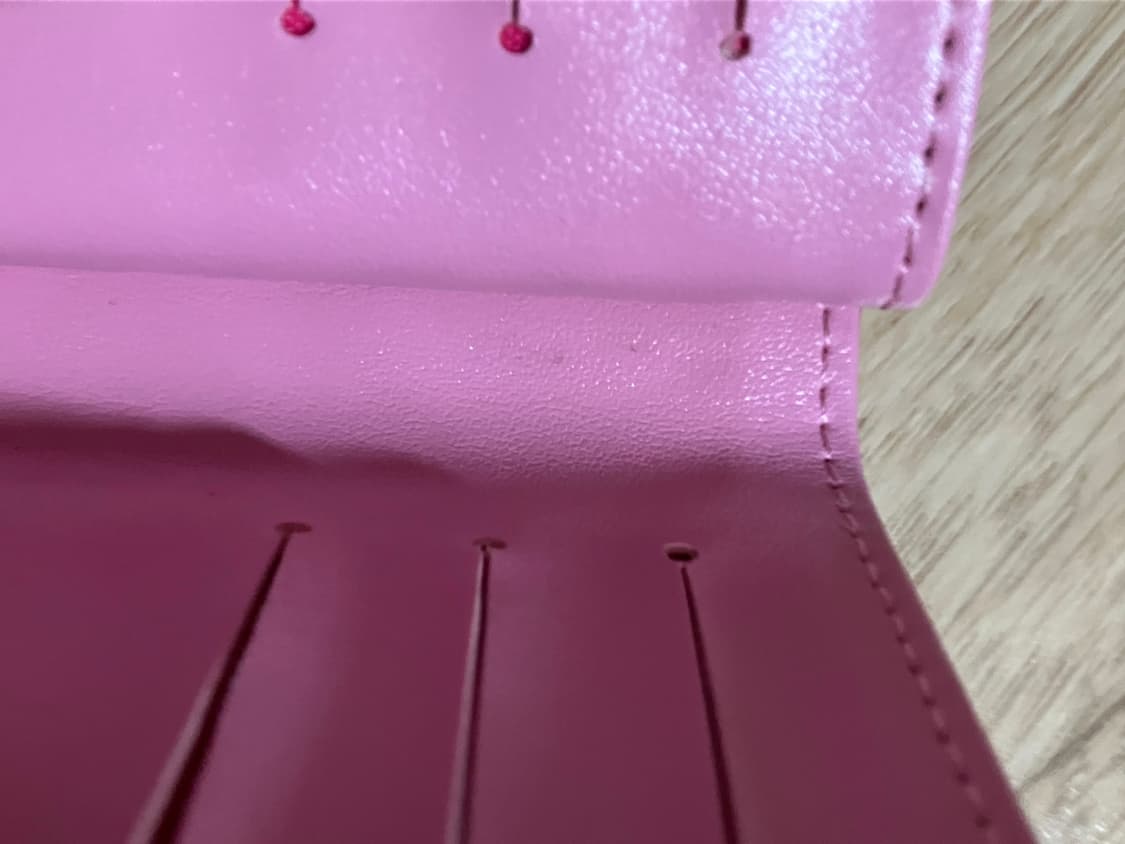 고전문구 헬로키티 핑크색 반지갑 Sanrio 상품이미지3