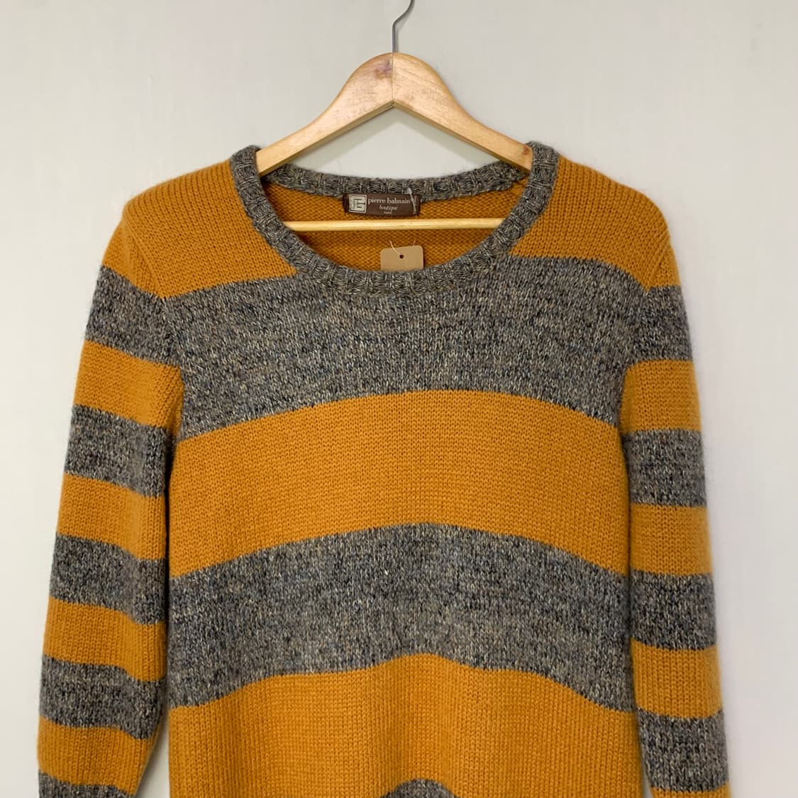 피에르발망 스트라이프 니트 빈티지 원피스 상품이미지2