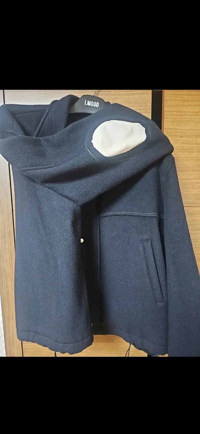 타이핑미스테이크 울 블루종 네이비 L 상품이미지2