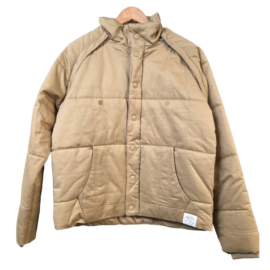 G-STAR 베이지색 숏패딩 점퍼(M) 상품이미지1