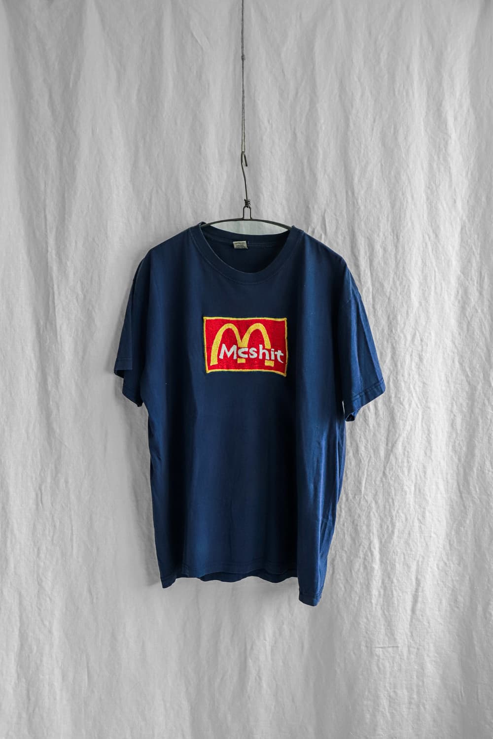 빈티지 90’s Mcshit 맥도날드 패러디 티셔츠 L 상품이미지9