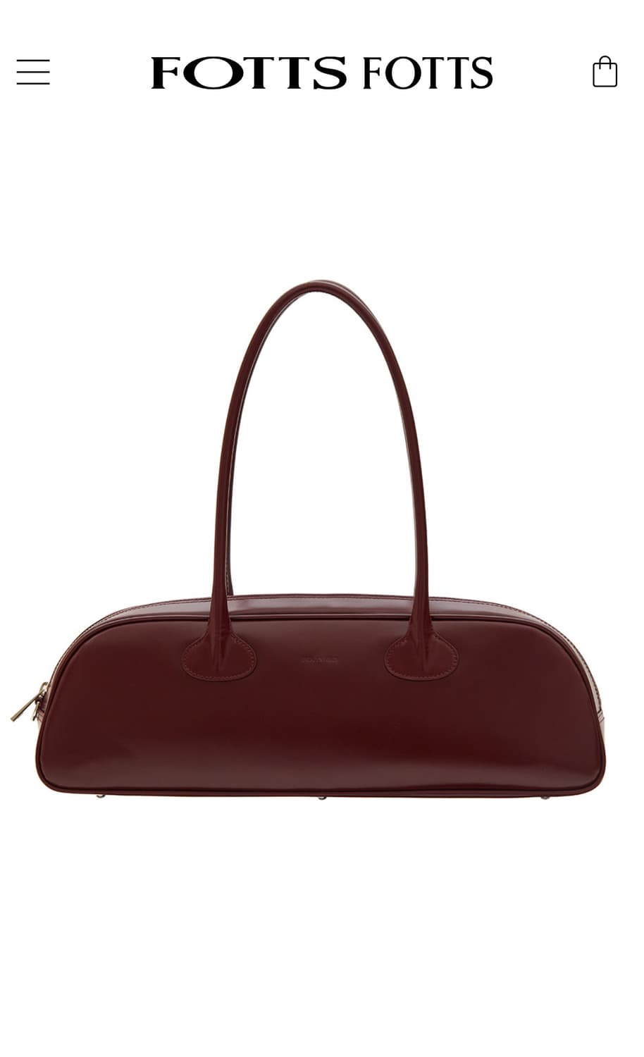 포츠포츠 볼링백 버건디 상품이미지1